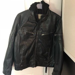 Sonoma Hooded Leather Jacket